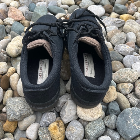 Timberland Men's Black Canvas Sneakers - Picture 3 of 6
